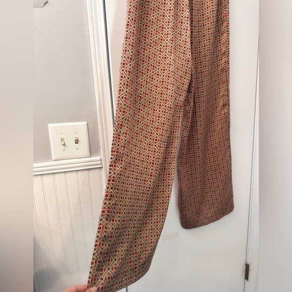 Zara Relaxed Loose Fit Wide Leg Floral Women’s Pants Size S - Picture 9 of 14